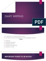 Diary Writing