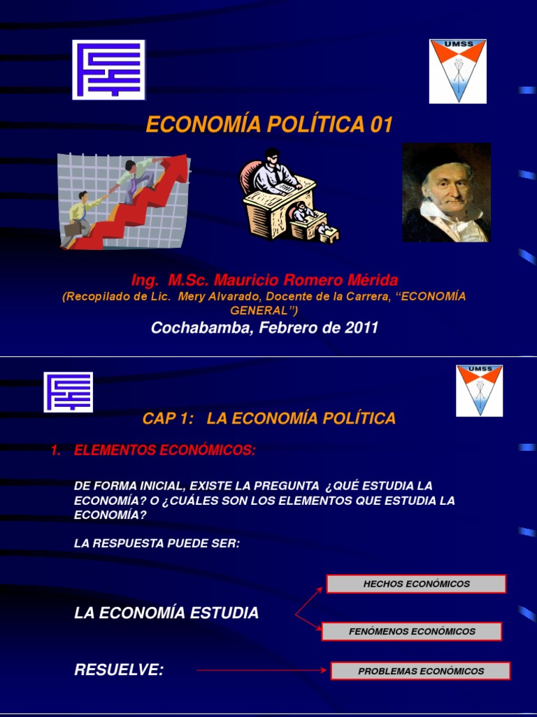 Fundamentos de la Economía Política | PDF
