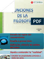 Ramas y Funciones de La Filosofia