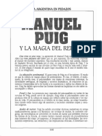 Manuel Puig y La Magia Del Relato Piglia