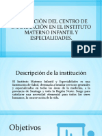 Evaluación Del Centro de Información en El Instituto