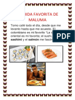 Comida Favorita de Maluma