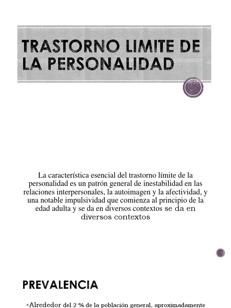 Trastorno Limite De La Personalidad Wikipedia