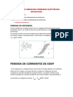 Trabajo de Máquinas Perdidas Eléctricas Rotativas