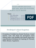 Perusahaan Produksi Dan Rental Hardcase, Sound System