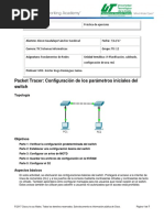 2.2.3.4 Packet Tracer - Configuring Initial Switch Settings (1)