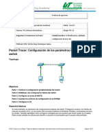 2.2.3.4 Packet Tracer - Configuring Initial Switch Settings