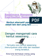 Mengenal Kepribadian Seseorang