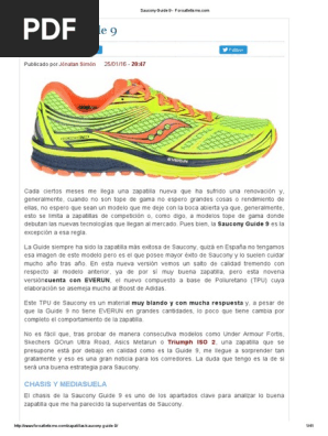 saucony ride españa