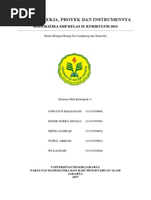 Tugas Kinerja Proyek Dan Instrumennya Kelompok Ppep