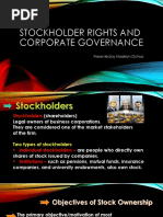 chapter 13 - stockholder rights and corporate governance