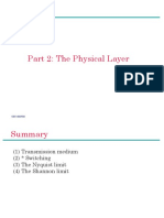 Physical Layer Overview: Transmission Media and Switching Types