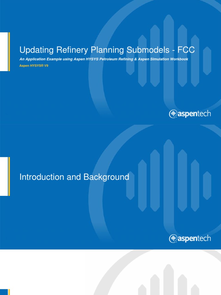 Updating Refinery Planning Submodels - FCC - An Application Example ...