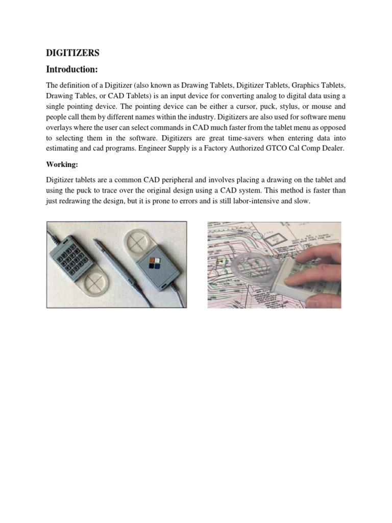 Cad Digitizers PDF