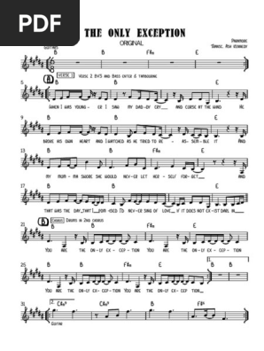 The Only Exception Paramore