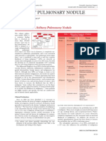 Solitary Pulmonary Nodule