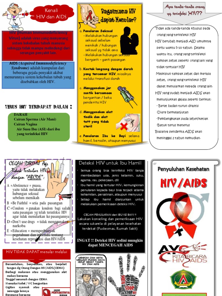 Leaflet Hiv Aids | PDF