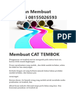 Pelatihan Membuat CAT TEMBOK Hubungi 08155026593