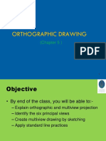 Orthographic Drawing: (Chapter 5)