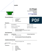 ACE CV Template