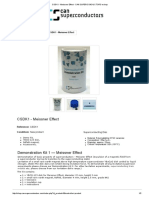 Meissner Effect Demo Kit for Superconductor Levitation