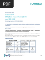 Brain Heart Infusion Broth - Merck