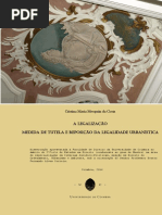 Tese de Mestrado a Legalização - Medida de Tutela e Reposição Da Legalidade Urbanística - Cópia