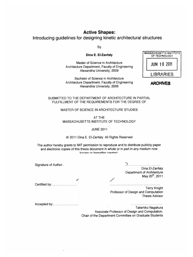 dissertation and thesis in mit usa