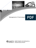 Management of Technology Innovation (SLM)