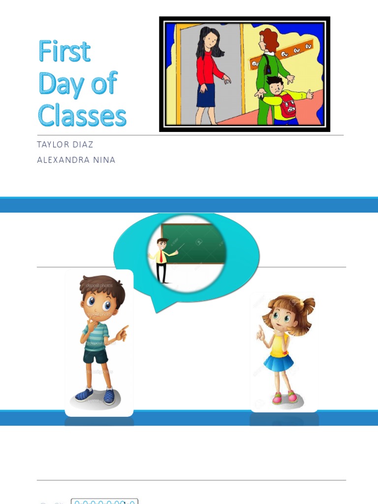First Day of Classes PDF