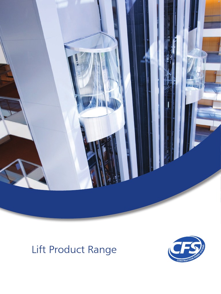 CFS Lift Product Solutions and Testing | PDF | Screw | Elevator