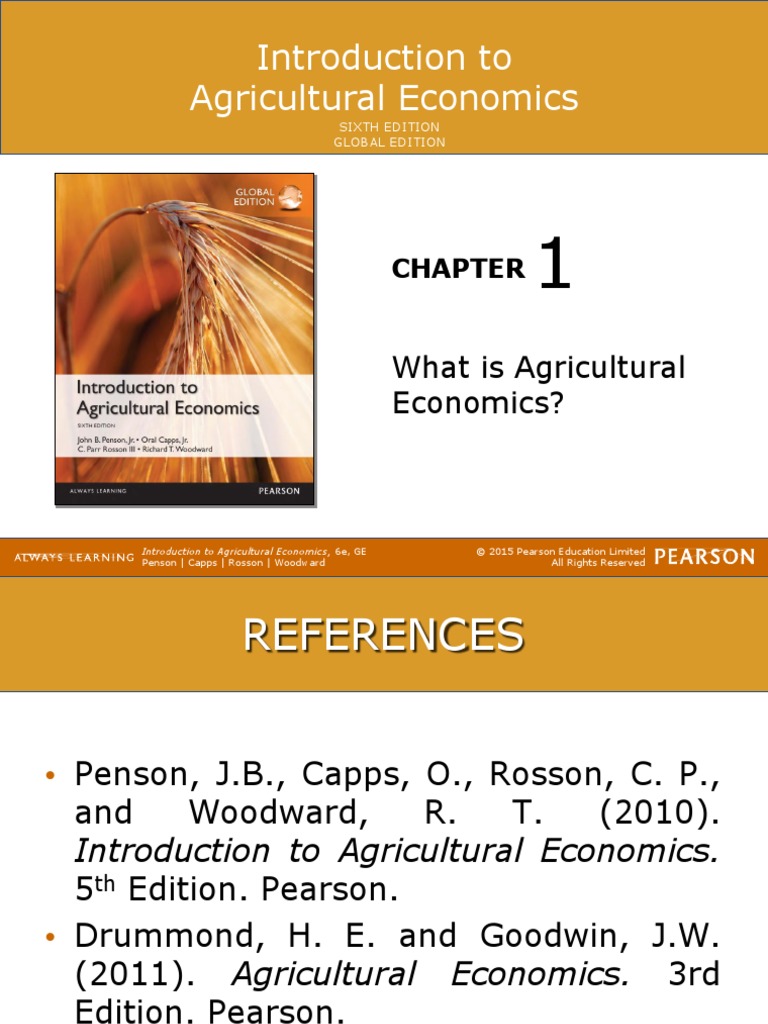 agricultural economics thesis pdf