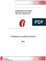 Turkish Taxation System 2016