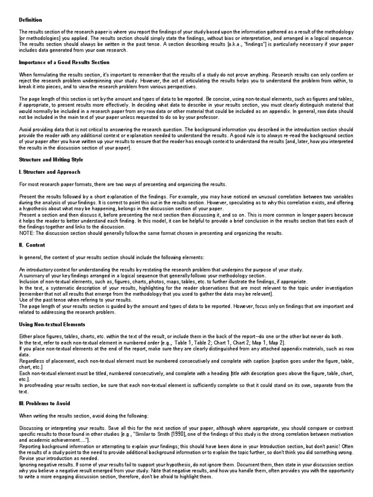 methodology in report writing example