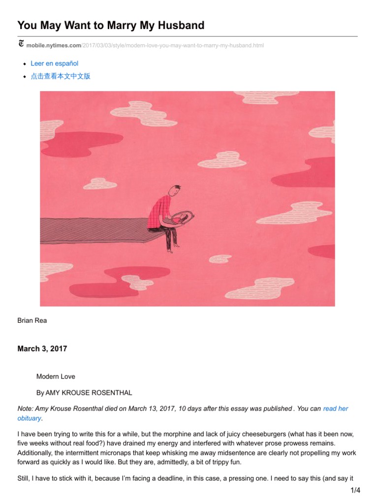 You May Want To Marry My Husband PDF Social Science