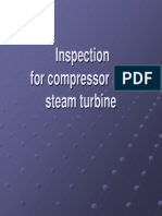 Inspection For Compressor and Steam Turbine