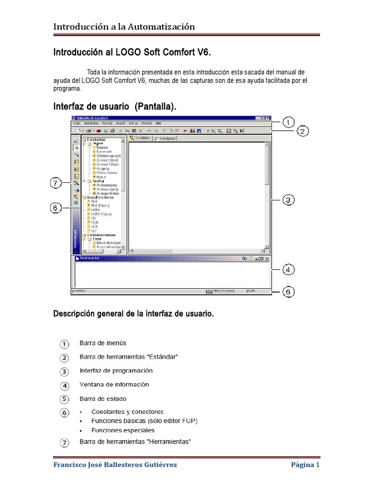 Introducción Al LOGO Soft Comfort V6 Puerta lógica Point and Click