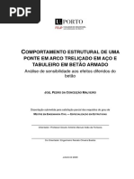Comportamento Estrutural de Uma Ponte Em Arco Trelicado Em Aco