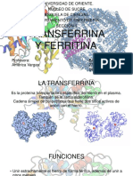 Transferrina y Ferritina