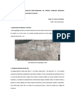 Excavaciones Arqueológicas en Área Residencial Del Periodo Formativo (Horizonte Temprano) Del Sitio Arqueológico de Pallka