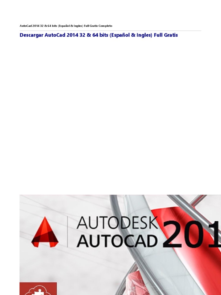 Manual de AutoCad 2014 | PDF | Microprocesador | Windows XP