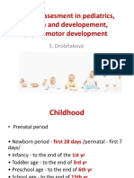 Clinical assessment of pediatric growth and development