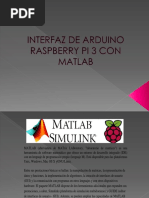 Interfaz de Raspberry Pi Por Matlab