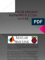 Interfaz de Raspberry Pi Por Matlab