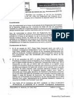 Moción Multipartidaria #4710 de Vacancia de La Presidencia de La República