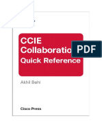 CCIE Collabration Quick Refference