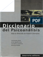Diccionario Psicoanalisis - Chemama