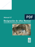 Designacion de Sitios Ramsar