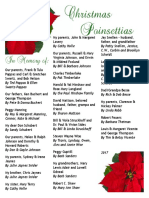 2017 Poinsettia Dedications Booklet