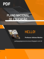 Plano Nacional de Educação para Concursos